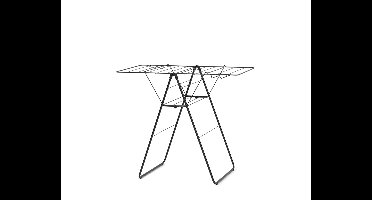 Brabantia hangon droogrek 15 meter matt black