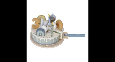 Little Dutch verjaardagstaart blauw
