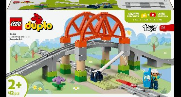LEGO® DUPLO 10426 Treinbrug en rails uitbreidingsset