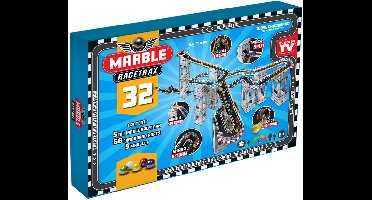 Marble Racetrax knikkerbaan circuit set 32 sheets