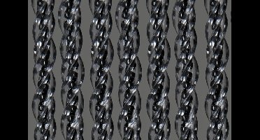 Wicotex Vliegengordijn Orchidea | 220cm | Zwart/Transparant