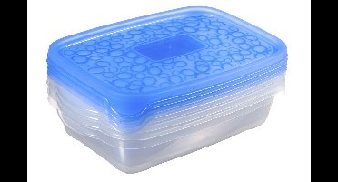 Curver set take away vershouddozen rechthoekig 4 x 1 liter