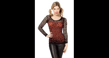 Netshirt zwart