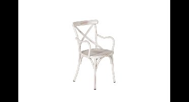 Louise armstoel Vintage Wit Garden Impressions