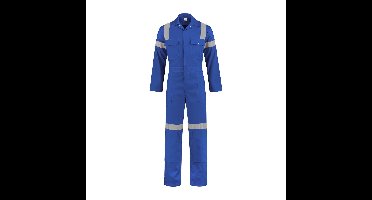 Hoge zichtbaarheids overall korenblauw