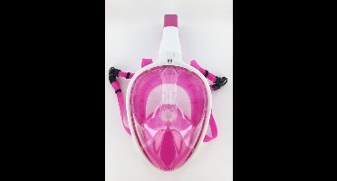 Snorkelmasker roze-wit
