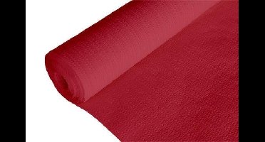 Tafelkleed damast papier 118cm x8 m ter bordeaux 1 rol