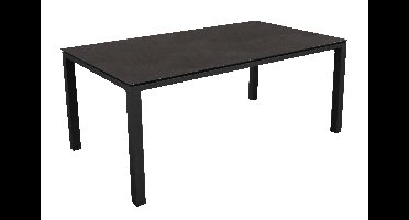 Stoneo tuintafel 160 x 90 keramiek blad antraciet