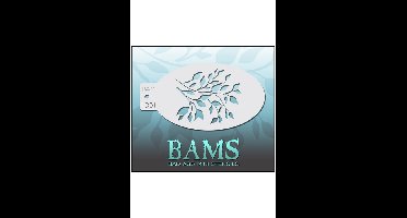 Bad Ass BAM stencil 1031