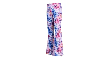 Flared broek panterprint multicolour Meisjes