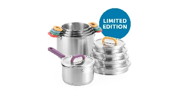 BK Arts&Crafts Limited Edition 5-delig RVS kookpannenset
