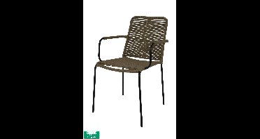 Denver dining tuinstoel stapelbaar rope taupe