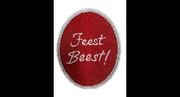 Embleem feest beest rood wit