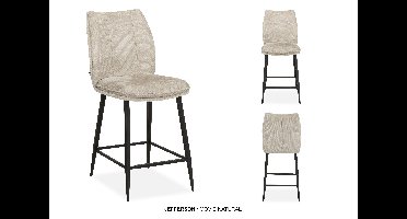 Barstoel Jefferson taupe