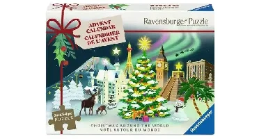 Ravensburger adventkalender met puzzels