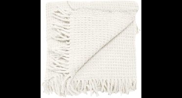 Unique Living Plaid Selien 150x200cm dove white
