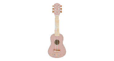 Little Dutch houten gitaar roze safari friends