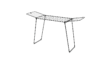 Brabantia hangon droogrek 22 meter Matt Black