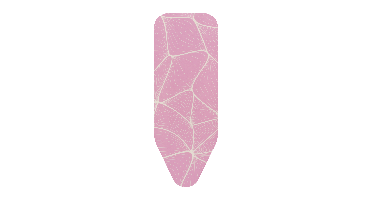 Brabantia strijkplankhoes C 124x45cm 2mm schuim lilac waves