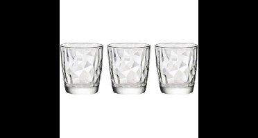 3x Stuks tumbler waterglazen/sapglazen Diamond 305 ml