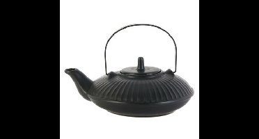 Home Deco Factory Theepot Shanghai - zwart - 600 ml