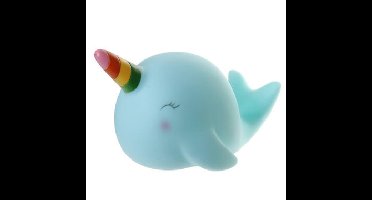 Home Deco Kids LED Nachtlampje - Walvis - aan/uit knop - 20 cm