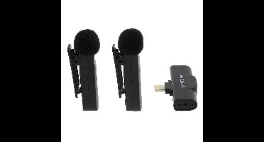 Patona 2.4 GHz Lavalier microfoon set draadloos - voor Apple iPhone (Lightning)