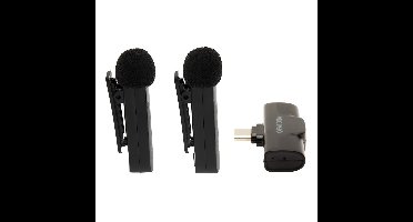 Patona 2.4 GHz Lavalier microfoon set draadloos - voor USB-C