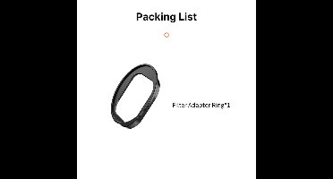 Ulanzi O-LOCK 52mm Magnetic Filter Mount voor O-LOCK case