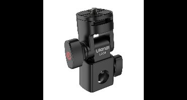 Ulanzi LA04 spigot lichtstatief adapter met quick release en 180° kantelbare kop