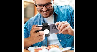 Ulanzi CapGrip LED Smartphone grip met videolamp en Bluetooth remote