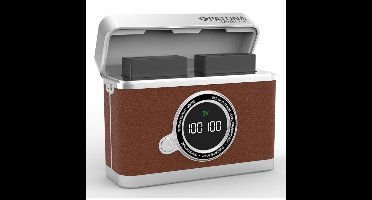 Patona Platinum Retro dual oplaadbox USB-C voor Sony NP-FZ100 accu's