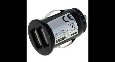 Snelle autolader voor 2 x USB apparaten