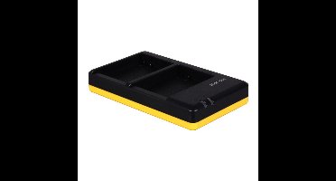 Duo oplader voor 2 camera accu's Nikon EN-EL14