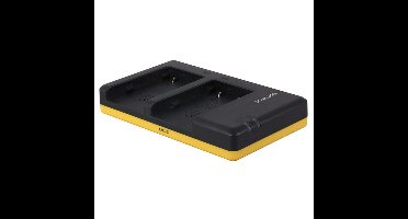 Duo oplader voor 2 camera accu's Canon NB-2LH