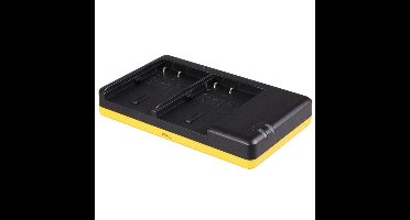 Duo oplader voor 2 camera accu's Canon BP-511, BP-511A, BP-512