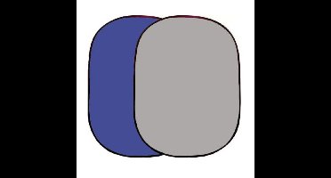 Falcon Eyes Background Board BCP-07-03 Blauw/Grijs 148x200 cm