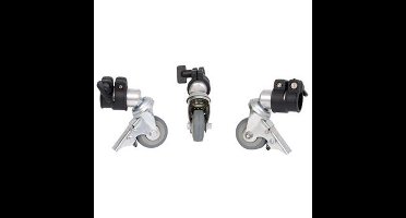 Falcon Eyes Zwenkwielen PCA-25M 3st. 25 mm