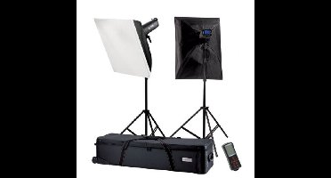 Falcon Eyes Studioflitsset TFK-2400L met LCD Scherm