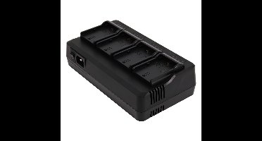 Professionele oplader voor 4 accu's Canon LP-E6, LP-E6N, LP-E6P