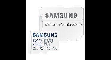 Samsung microSDXC geheugenkaart EVO Plus - 512GB