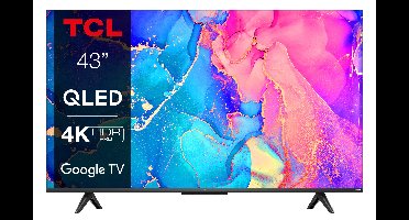 TCL 4K QLED Android Smart TV 43C631 (2022) 43"
