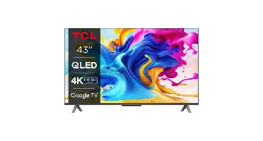 TCL 4K QLED Android Smart TV 43C649 (2023) 43″