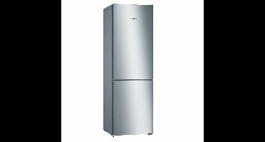Koel-vriescombinatie BOSCH FRIGORIFICO BOSCH COMBI 186x60 A++ INOX Zilverkleurig Staal (186 x 60 cm)