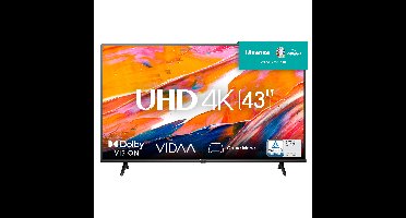 Hisense 4K Smart LED TV 43A6K (2023) 43"