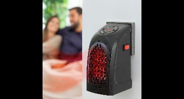 Draagbaar Minikacheltje voor in Stopcontact Heatpod InnovaGoods 400 W