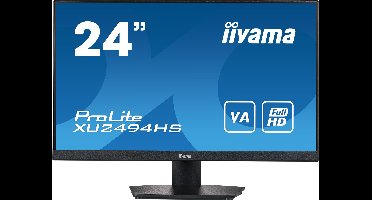 iiyama ProLite XU2494HS-B2 computer monitor 60,5 cm (23.8") 1920 x 1080 Pixels Full HD LED Zwart