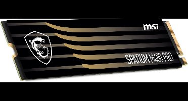 MSI SPATIUM M480 PRO PCIe 4.0 NVMe M.2 1TB PCI Express 4.0 3D NAND