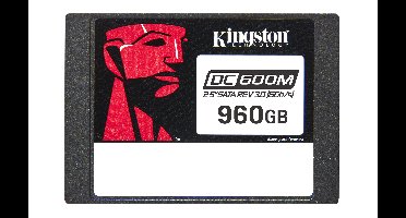 Kingston Technology 960G DC600M (gemengd gebruik) 2,5 inch Enterprise SATA SSD