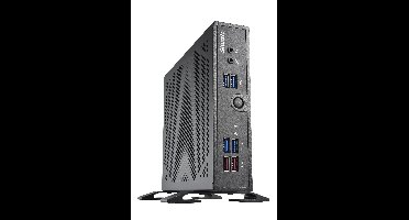 Shuttle XPC slim Barebone DS50U7, i7-1355U, 2x LAN (1x 2.5Gbit ,1x 1Gbit), 1xCOM,1xHDMI,1xDP, 1x VGA, ventilatorloos , 24/7 permanent gebruik